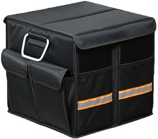 TARCIN Kofferraum Organizer Auto für Benz EQS (X296 V297) EQV (B. 447), Faltbar Wasserdicht Langlebig Mehrere Fächer Kofferraum Organizer,36L-Black