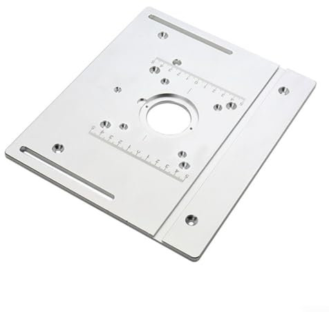 Lioaeust Piastra di ricambio universale per fresatrice elettrica, 85 x 85 mm/60 x 70 mm, 1118681328
