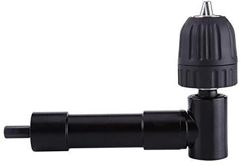 Right Angle Drill Attachment Right Angle Drill bit 15×10×5 Right Angle 90 Degrees Drilling Extension Chuck 8mm Shaft Drill Extension Tool Drill