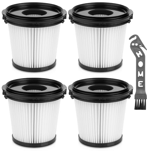 4 Pack IW3611UKT Hand Vac Pre-Motor Filters for Shark Detect Pro Cordless Vacuum Cleaner IW1511UK IW3510UK IW3611UKT BU3521UK BU3521UKTSB