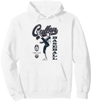 Twilight Cullen Baseball Forks Washington Movie Pullover Hoodie