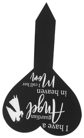 BESPORTBLE Palo Commemorativo Per Animali Domestici, Decorazione in Acrilico, A Forma Di Cuore, Da Giardino, Per Tomba, Cimitero