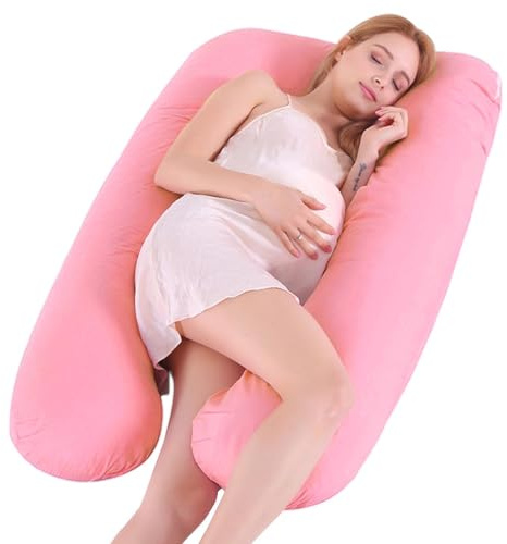Cuscino per chi dormava sul lato - cuscino preaman flessibile a forma di U, morbido cuscino maternità | Cuscino per la gravidanza per un sonno laterale, supporto rimovibile per il corno