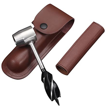 Forets de Survie Manuels Portables Perceuse À Main pour Le Travail du Bois pour L'Extérieur Foret À Bois Scotch Eye pour Le Camping Outil de Survie Pratique pour Les Colons