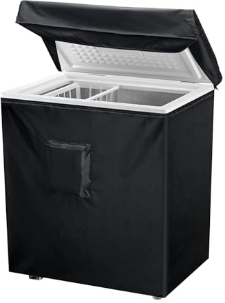 Arroopu Housse De Congélateur Profond | Protecteur Intérieur Imperméable | Housse en Tissu Oxford Anti-Poussière de 102 x 64 x 89 cm - pour Appareil Ménager de Cuisine Protection contre les