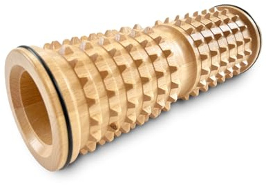 MaxFitness Faszienrollen – verschiedene Varianten - SpikeRoll, WoodRoll, ClassicRoll, DuoRoll - Rückenmassage, Fußmassage, Reflexzonen, Triggerpunkte, Faszientraining (SpikeRoll)