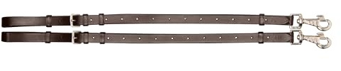 Imperial Riding Ausbinder IRH Core, Leder-Ausbinder verstellbar, Braun, Pony