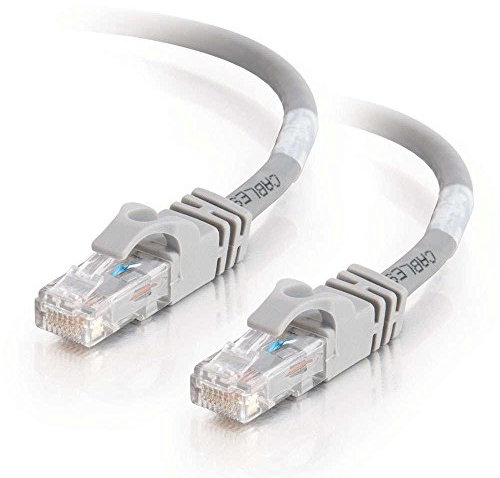 C2G 0.3 m Cat6 Booted Unshielded Network Patch Cable - Grey