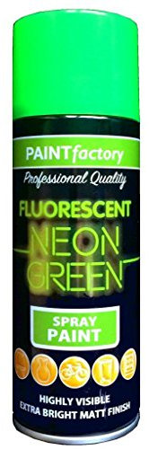 400ml All Purpose Neon Green 1755PR Spray Can Household Car Van Bike Aerosol Paint (1 Pack)