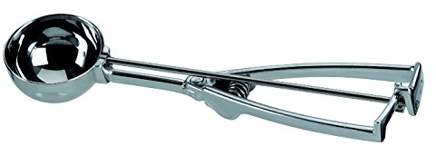 Cuillère portionneuse professionnelle à pince type CR. Cuillère à glace ronde. Diamètre 56 mm.