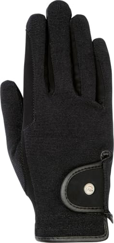 HKM Erwachsene Reithandschuhe -Professional Nubuk Lederimitat