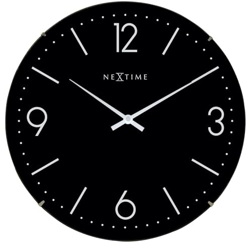 NexTime väggklocka 35.6 Svart
