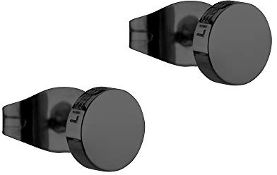 LIEBESKIND BERLIN Damen Ohrstecker – Basic Ohrringe aus Edelstahl – Poliert & mattiert – Kleine Stecker in Silber, Gold, Roségold & Schwarz – Verschiedene Formen – Perfekt für den Alltag