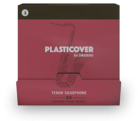 D'Addario Plasticover Tenorsax Blätter Stärke 2.0, 25er-Pack