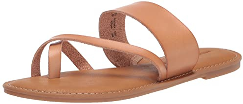 Amazon Essentials Damen Flip-Flop-Sandale mit einem Band, Natürlich, 39 EU