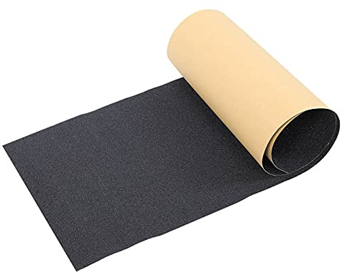Kuuleyn Skateboards Schleifpapier, Anti Rutsch Elektroroller Grobes Schleifpapier Hochfester Klebstoff PVC Grip Tape wasserdichte Skateboards Aufkleber für Longboard Pedal Pulley Plate Zubehör