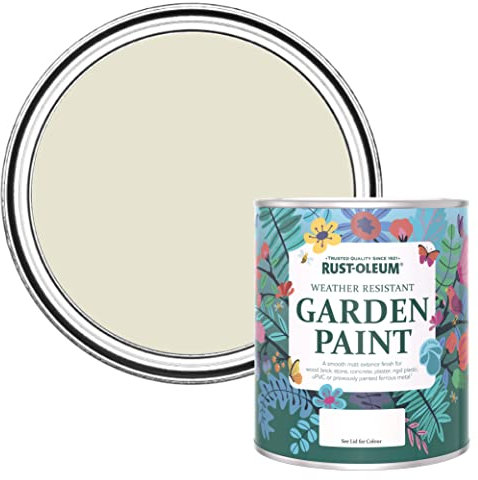 Rust-Oleum Grey Mould Resistant Garden Paint in Matt Finish - Oyster 750ml