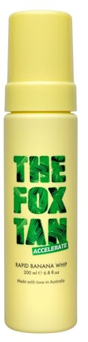 The Fox Tan - Rapid Banana Whip - Bräunungsbeschleuniger ohne Selbstbräuner, Melanin Booster für Gesicht und Körper, für Sonne und Solarium, 200 ml