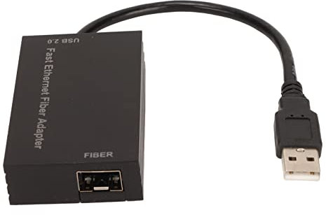 Adaptateur Fibre Optique USB 2.0 Ethernet, USB-A AX88772 Adaptateur SFP à Port Optique Unique Haute Vitesse 100 M pour Ordinateurs de Bureau, Ordinateurs Portables