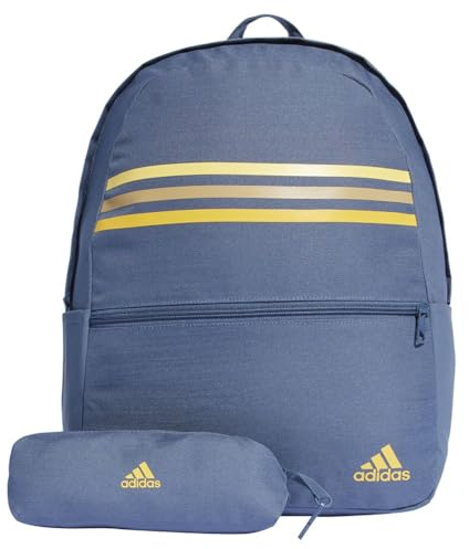 adidas Unisex - Adulto Classic Horizontal 3-Stripes Backpack, preloved ink/semi spark, One size