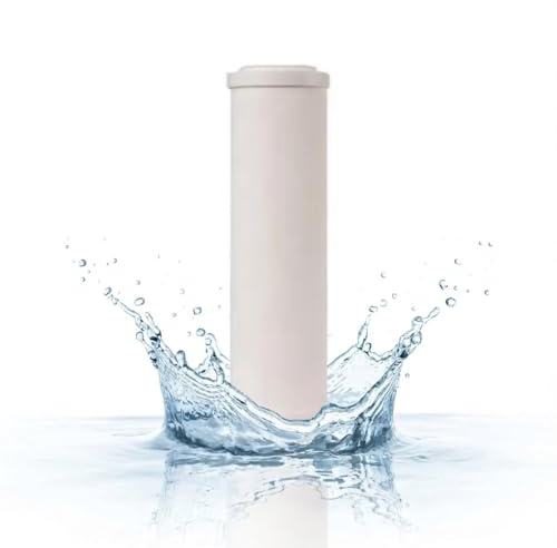 Aquati Standard Ceramic 10 Water Filter Cartridge for Under-Sink Drinking Water Purification Systems, Reduces Bacteria, Heavy Metals, Sediment, Turbidity, Universal Standard Size 2.5x10