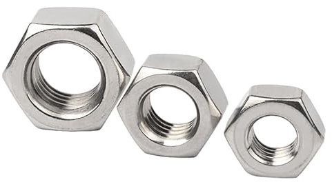 ORANXIN Sechskantmuttern Edelstahl 316 Maschinenschrauben Verriegeln Muttern Schraubverschlüsse Vollständiger Thread Metrik Befestigungen M22 (1 Pcs)