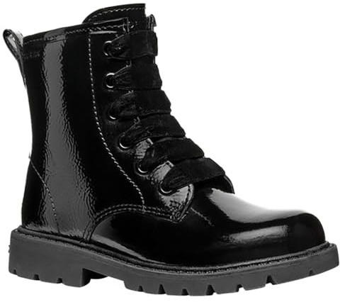 Geox JUNIOR J SHAYLAX GIRL BIKER/AMPHIBIANS BOOTS BLACK 34_EU