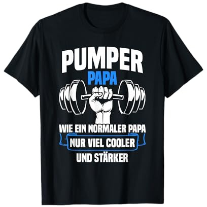 Pumper Papa Bodybuilder Kraftsport Gym lustiges Bodybuilding T-Shirt