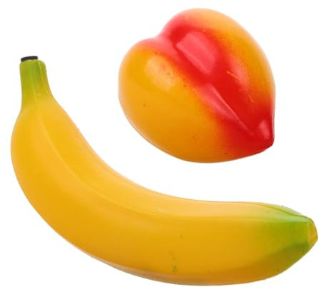 ifundom 2stücke Fruchtshaker Junge Mädchen Percussion Instrument Simulierter Obst Musik Shaker Kinderspielzeug Früherkennungsspielzeug