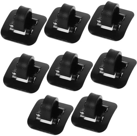 BESPORTBLE 40 Sätze Schaltkabelschnalle Drahtklemmen Für Kabel C-Clip Mit Klebesitz Kettenschaltung Gehäuseclip Mit Klebesitz Kabeldrahtklemmen Fahrradkabelschnalle Kabelkanal Plastik Black