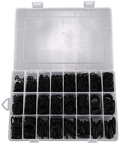 Yurhuit 1200 StüCk NBR Dichtring Kit Dicke 1,5 Mm 2,4 Mm 3,1 Mm Nitril NBR O-Ring Dichtungs Dichtring