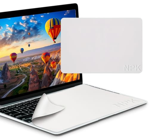 Tastaturschutz für MacBook Air/Pro 15 Zoll und 16 Zoll, Mikrofaserfolie für MacBook, Reinigungstücher 34x22cm, Bildschirm Tastatur Abdeckungen Entfernt Effektiv Fingerabdrücke Staub Schmutz