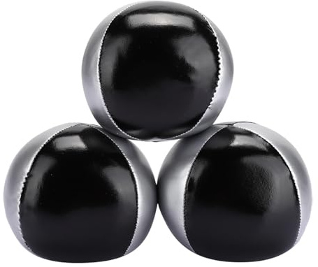CHICIRIS 3PCS Jonglierball Professionelles Jonglierball-Set Leder-Jonglierball Gute Jonglierbälle für Anfänger Zirkusballspiele Ballspiele für