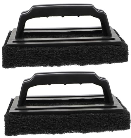 IWOWHERO Brosse pour Barbecue Extérieur Et Brosse à Griller 2 Pièces pour Nettoyage Barbecue Facile Et Pratique pour Grille Multi-Usage sans Poils Résistante Solide