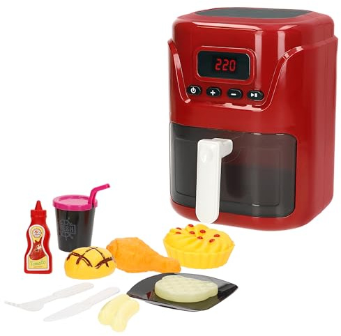 ColorBaby My Home 39358 Friteuse à air pour Jouet, lumière et Son, avec Accessoires, Jouets symboliques, Jeu de Cuisine, Jeux pour garçons et Filles, Cadeaux pour Enfants, à partir de 24 Mois