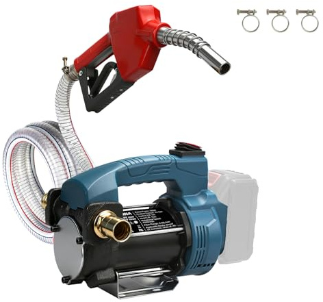 Bomba diesel inalámbrica para batería Makita 18V (sin baterías), bomba de combustible eléctrica inalámbrica, bomba de succión de aceite autocebante, aceite diesel, queroseno, bomba de combustible