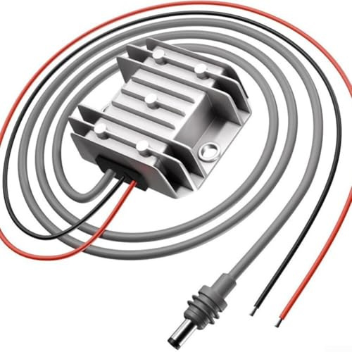 Feeshoppher DC 12V 24V a 30V 3.5A Boost Converter Adapter Impermeabile IP68 Alluminio Shell 105W Tensione Step Up Alimentazione per Starlink Mini RV Truck Uso esterno sovraccarico surriscaldamento