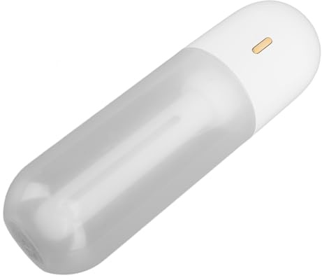 KIMISS Mini Humidificador Portátil, Varita de Aire, Humidificadores Hidratantes de Niebla Recargables por USB, 100 Ml, Frío para Dormitorio, Oficina, Escritorio, Tanque de Viaje, Blanco, Personal,