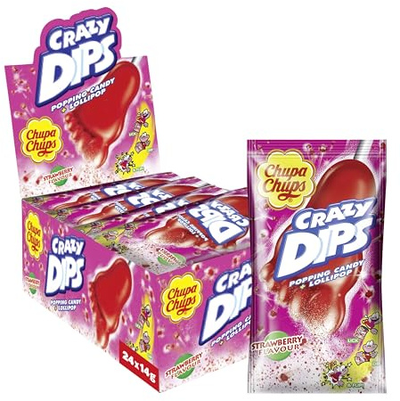 Crazy Dips FRAISE, bte de 24