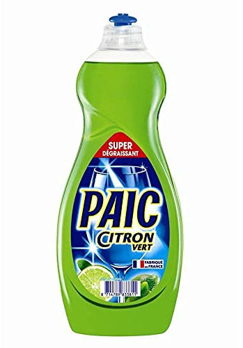 PAIC - Standard Liquide Vaisselle Citron Vert 750Ml - Lot De 4 - Vendu Par Lot