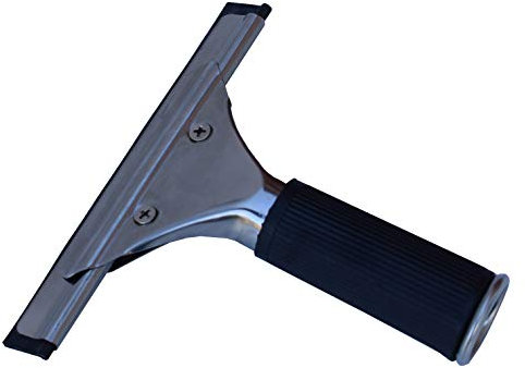 Complete 6 Stainless Steel Window Cleaning Squeegee Wiper With Soft Rubber