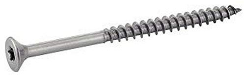 200X Spanplattenschrauben Teilgewinde Senkkopf Torx 3.5x30 Edelstahl A4