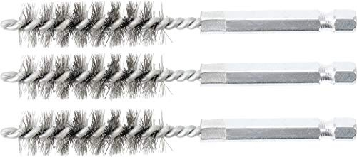 BGS 3078-13-S | Steel Brush | 13 mm | 6.3 mm (1/4) Drive | 3 pcs.