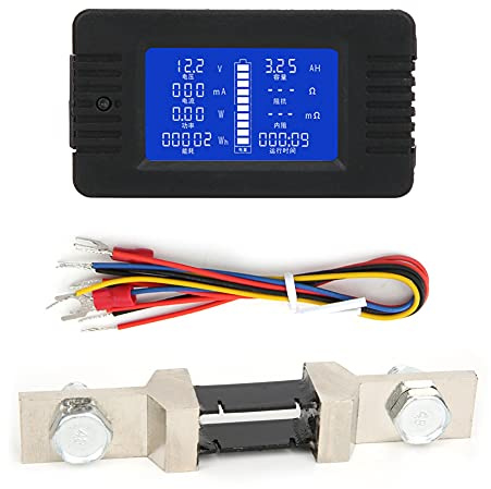 Batterietester PZEM-015 Multifunktions-Batteriemessgerät Mit 200A Shunt Für Aktuelle Spannung Leistung Energieverbrauch Kapazität Messung Von Batterien Mit Handbuch