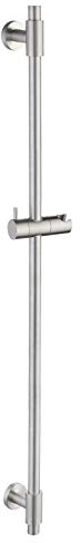 KES Barre de Douche 100CM Barre de Pommeau de Douche Réglable Universel Colonne de Douche Murale en Acier Inoxydable 304 Brossée, F209S100-BS