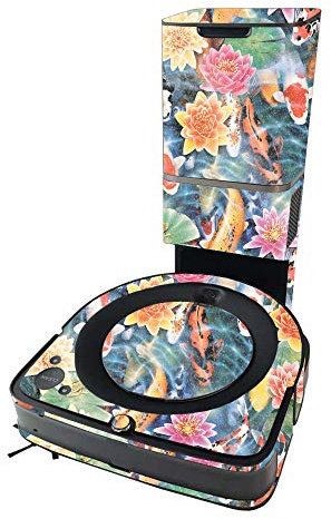 MightySkins Glossy Glitter Skin Compatible with iRobot Roomba s9+ Vacuum - Koi Pond | Protective High-Gloss Glitter Finish | Easy to Apply and Change Styles | Made in The USA