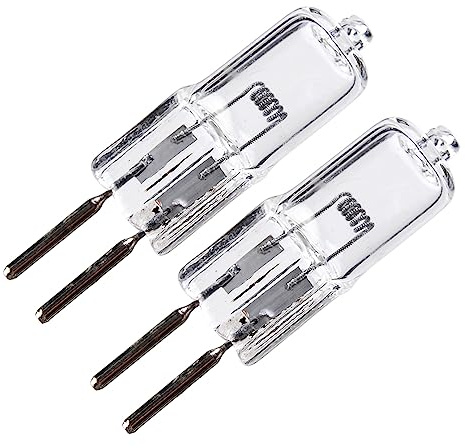 Aicosineg 2Pcs Halogen Light Bulbs G5.3 24V 50W Halogen Bulbs for Shorter Hanging Pendant House Hold Landscape Lighting Table Down Lamp Chandeliers Dimmable Light Bulbs Soft White Lamp Bulbs