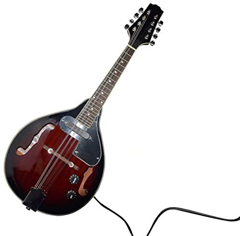 ZENGXUE Electroacoustic Mandolin Western Musical Instrument Mandolin Electroacoustic Dual Purpose With Packaging Bag Mandolin Musical Instrument