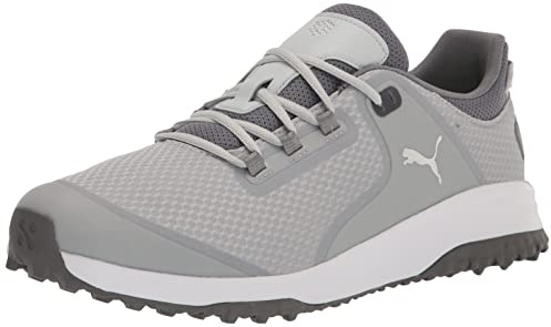 Puma Fusion Grip Scarpe da uomo, Grigio chiaro, 7.5