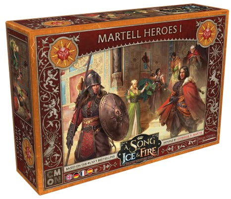 CMON, A Song of Ice & Fire – Helden von Haus Martell I, Erweiterung, Tabletop, 2 Spieler, Ab 14+ Jahren, 45-60 Minuten, Deutsch, Mehrsprachig